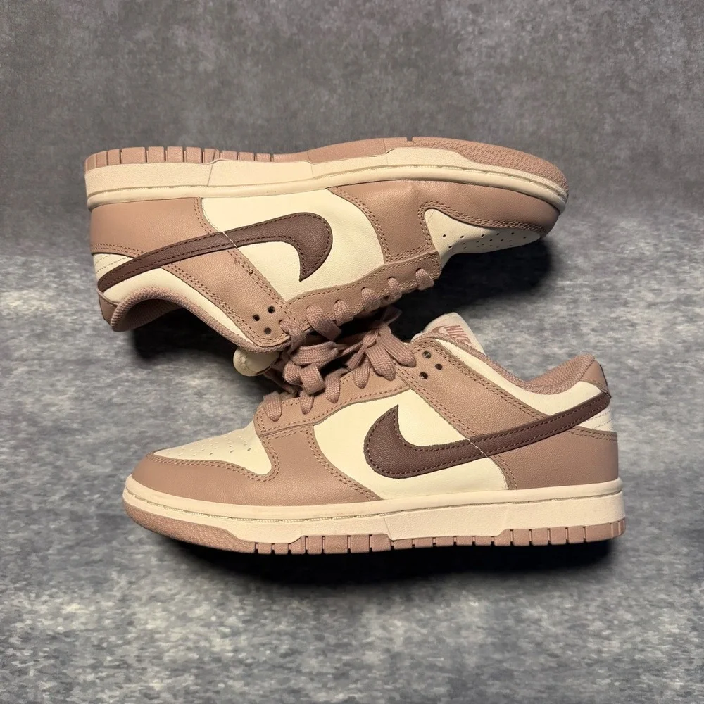Nike Dunk Low SE Womens Sail Plum Eclipse Shoes Size 7‎ DM9465 101